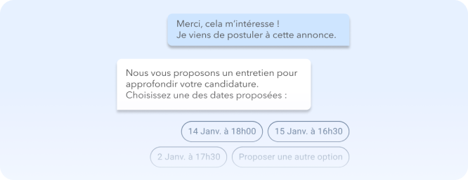 Matching type Tinder en quelques clics